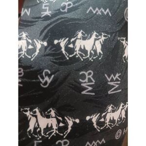 Tru west rockmount silk tie #437 running horses 2016 limited edition #37